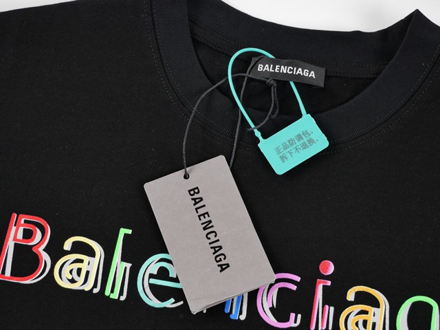 Balenciaga專櫃巴黎世家2023SS新款印花T恤 男女同款 tzy2866